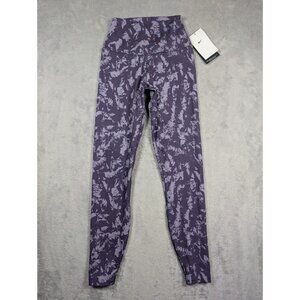Nike High Waisted 7/8 Leggings Womens XS Purple Printed Activewear Performance